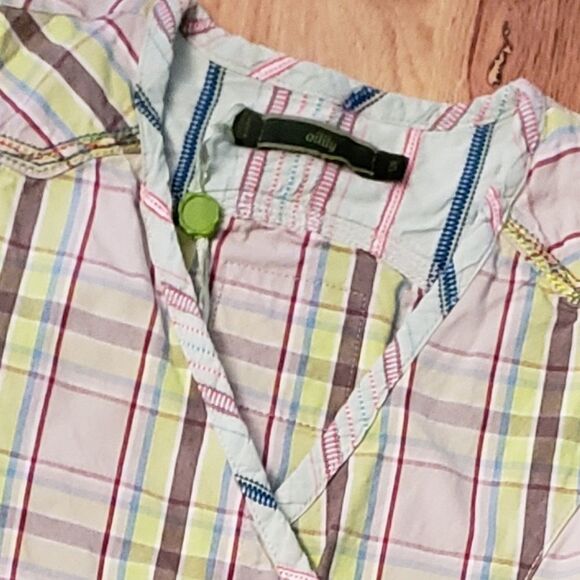 NWT Oilily Plaid Zip Up Pirates Jumper Dress - Picture 8 of 8